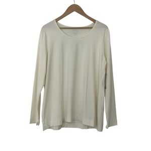 Chico's Modal Long Sleeve Layering Tee - Size 3 (US XL)